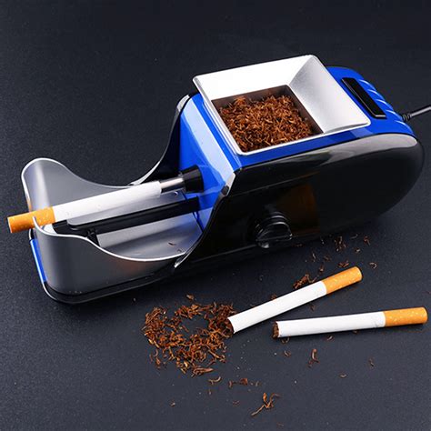 metal box cigarette roller|electric rolling machine for cigarettes.